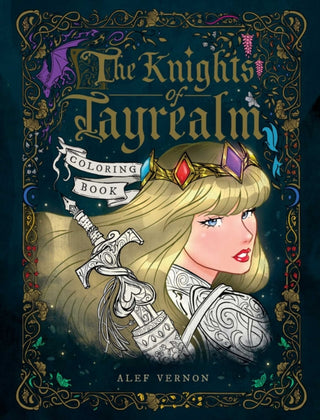Cover image for 9781524896447 - The Knights of Tayrealm Coloring Book