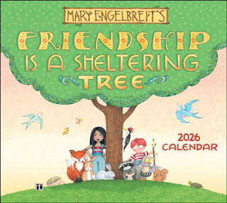 Cover image for 9781524896607 - Mary Engelbreit's Friendship Is a Sheltering Tree 2026 Deluxe Wall Calendar