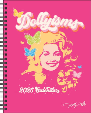 Cover image for 9781524896669 - Dollyisms: Dolly Parton's 12-Month 2026 Softcover Monthly/Weekly Planner Calendar