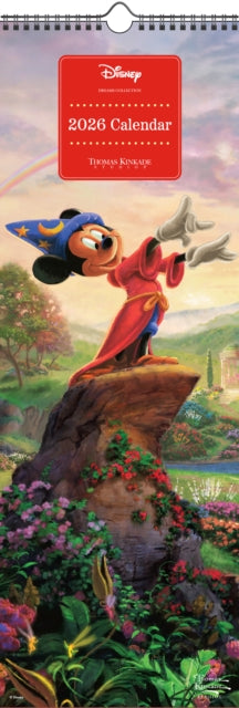 Cover image for 9781524896775 - Disney Dreams Collection by Thomas Kinkade Studios 2026 Slim Calendar