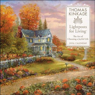 Cover image for 9781524896829 - Thomas Kinkade Lightposts for Living 2026 Wall Calendar