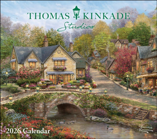 Cover image for 9781524896881 - Thomas Kinkade Studios 2026 Deluxe Wall Calendar