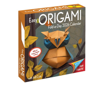 Cover image for 9781524896966 - Easy Origami 2026 Fold-a-Day Calendar
