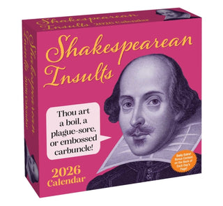 Cover image for 9781524896973 - Shakespearean Insults 2026 Day-to-Day Calendar