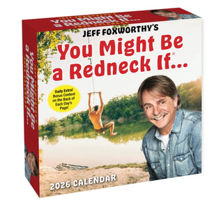 Cover image for 9781524896980 - Jeff Foxworthy's You Might Be A Redneck If. . . 2026 Day-to-Day Calendar
