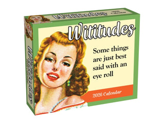 Cover image for 9781524897581 - Wititudes 2026 Day-to-Day Calendar
