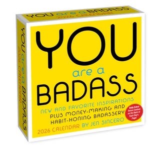Cover image for 9781524897628 - You Are a Badass 2026 Day-to-Day Calendar