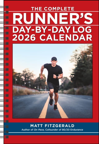 Cover image for 9781524897680 - The Complete Runner's Day-by-Day Log 12-Month 2026 Planner Calendar