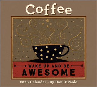 Cover image for 9781524897710 - Coffee 2026 Deluxe Wall Calendar