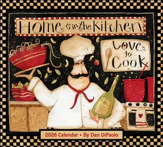 Cover image for 9781524897727 - Home is in the Kitchen 2026 Deluxe Wall Calendar