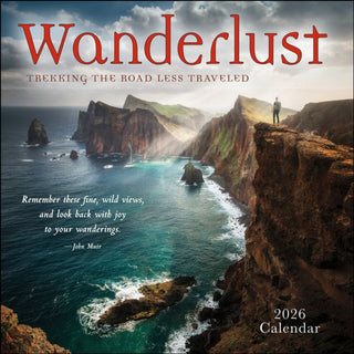 Cover image for 9781524897789 - Wanderlust 2026 Wall Calendar