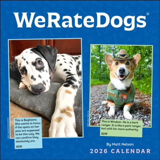 Cover image for 9781524897819 - WeRateDogs 2026 Wall Calendar