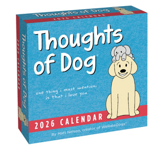 Cover image for 9781524897826 - Thoughts of Dog 2026 Day-to-Day Calendar