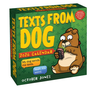 Cover image for 9781524897888 - Texts from Dog 2026 Day-to-Day Calendar