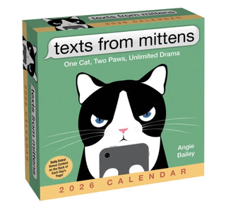 Cover image for 9781524897956 - Texts from Mittens the Cat 2026 Day-to-Day Calendar