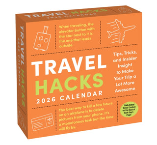 Cover image for 9781524897994 - Travel Hacks 2026 Day-to-Day Calendar