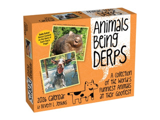 Cover image for 9781524898083 - Animals Being Derps 2026 Day-to-Day Calendar