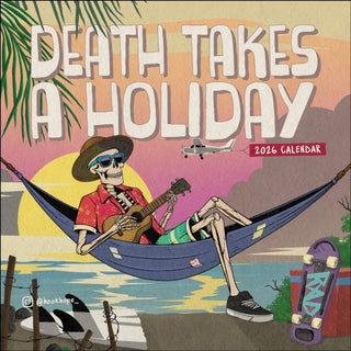 Cover image for 9781524898250 - Death Takes a Holiday 2026 Wall Calendar