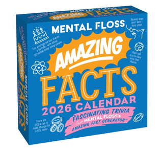 Cover image for 9781524898465 - Amazing Facts from Mental Floss 2026 Day-to-Day Calendar