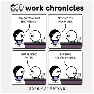 Cover image for 9781524898625 - Work Chronicles 2026 Wall Calendar