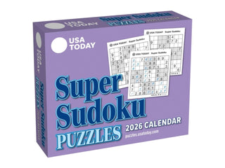 Cover image for 9781524898977 - USA TODAY Sudoku 2026 Day-to-Day Calendar