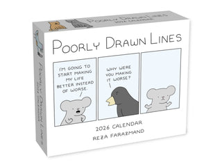 Cover image for 9781524899059 - Poorly Drawn Lines 2026 Day-to-Day Calendar