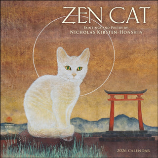 Cover image for 9781524899158 - Zen Cat 2026 Wall Calendar