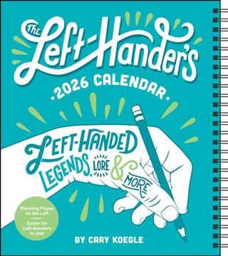 Cover image for 9781524899257 - Left-Hander's 12-Month 2026 Weekly Planner Calendar