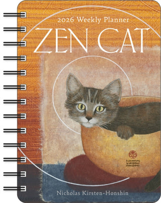 Cover image for 9781524899301 - Zen Cat 2026 Weekly Planner Calendar
