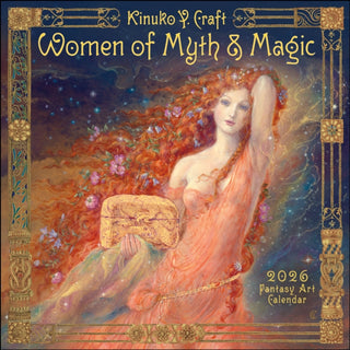 Cover image for 9781524899394 - Women of Myth & Magic 2026 Fantasy Art Wall Calendar by Kinuko Craft