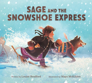 Cover image for 9781525312960 - Sage and the Snowshoe Express