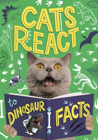 Cover image for 9781526322265 - Cats React to Dinosaur Facts