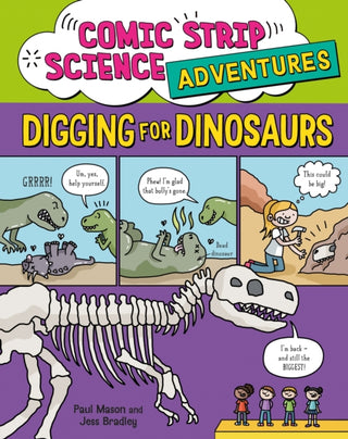 Cover image for 9781526327215 - Comic Strip Science Adventures: Digging for Dinosaurs