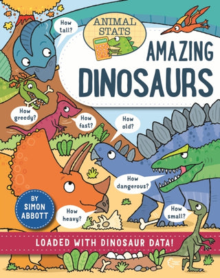 Cover image for 9781526328786 - Animal Stats: Dinosaurs