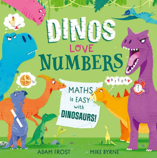 Cover image for 9781526365576 - Dinos Love Numbers