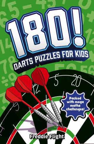 Cover image for 9781526367945 - 180! Darts Puzzles for Kids