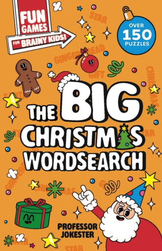 Cover image for 9781526368577 - Fun Games for Brainy Kids: The Big Christmas Wordsearch