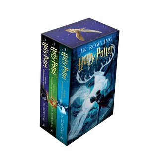 Cover image for 9781526620293 - Harry Potter 1–3 Box Set: A Magical Adventure Begins