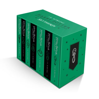 Cover image for 9781526624574 - Harry Potter Slytherin Hogwarts House Editions Paperback Box Set