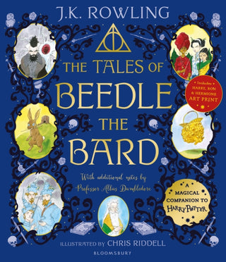 Cover image for 9781526637895 - The Tales of Beedle the Bard - Illustrated Edition