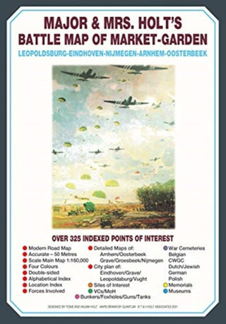 Cover image for 9781526764980 - Major & Mrs Holt's Battle Map of Market Garden (Map)