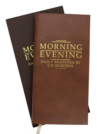 Cover image for 9781527109308 - Morning and Evening Tan Leather