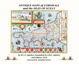 Cover image for 9781527215030 - ANTIQUE MAPS OF CORNWALL AND THE ISLES OF SCILLY