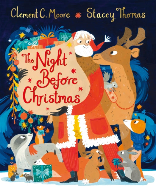 Cover image for 9781529011135 - The Night Before Christmas, illustrated by Stacey Thomas