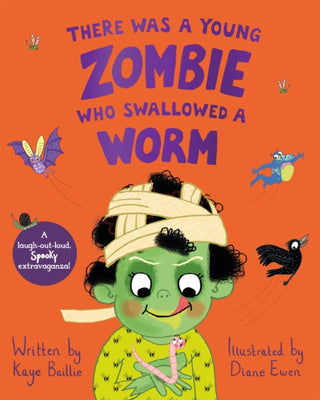 Cover image for 9781529068566 - There Was a Young Zombie Who Swallowed a Worm