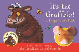 Cover image for 9781529083354 - It's the Gruffalo! A Finger Puppet Book