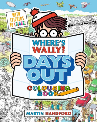 Cover image for 9781529507386 - Where's Wally? Days Out: Colouring Book