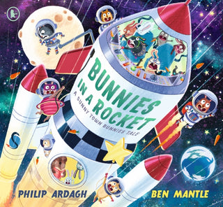 Cover image for 9781529517446 - Bunnies in a Rocket