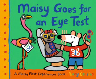 Cover image for 9781529517514 - Maisy Goes for an Eye Test