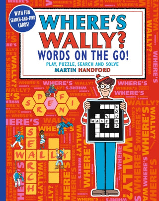 Cover image for 9781529517934 - Where's Wally? Words on the Go! Play, Puzzle, Search and Solve